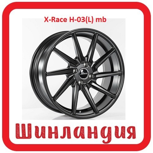 X-Race H-03(L) mb 7x15/4x98 D58.6 ET30  