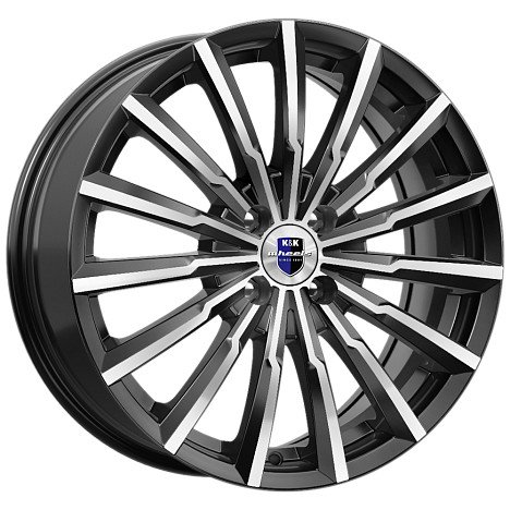 КиК Акцент алмаз_черный 5.5x14/4x100 D56.6 ET45  