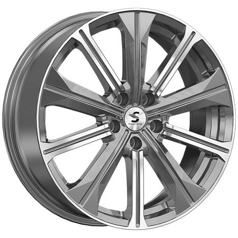 СКАДPremiumSeries KP013 diamond_gloss_graphite 7x19/5x108 D60.1 ET33  