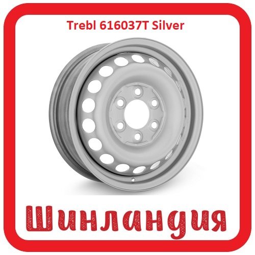Trebl 616037T Silver 5.5x16/6x130 D84.1 ET51  