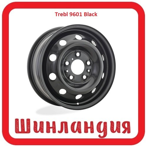Trebl 9601 Black 6x16/5x130 D78.1 ET68  