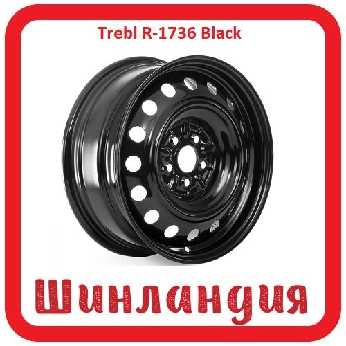 Trebl R-1736 Black 7.5x18/5x108 D60.1 ET38  
