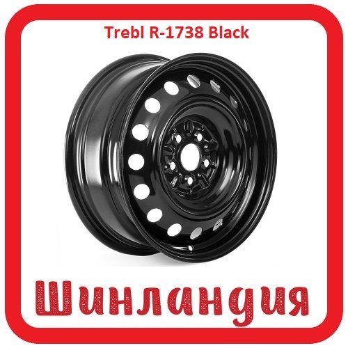 Trebl R-1738 Black 7.5x18/5x108 D60.1 ET23  