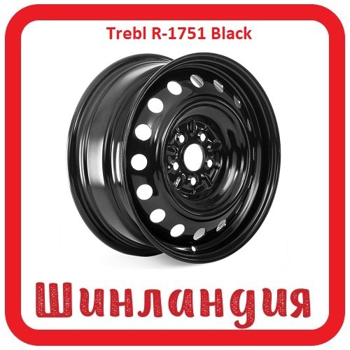 Trebl R-1751 Black 7.5x18/5x114.3 D67.1 ET45  