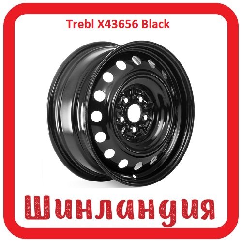 Trebl X43656 Black 7x17/5x110 D63.3 ET46  