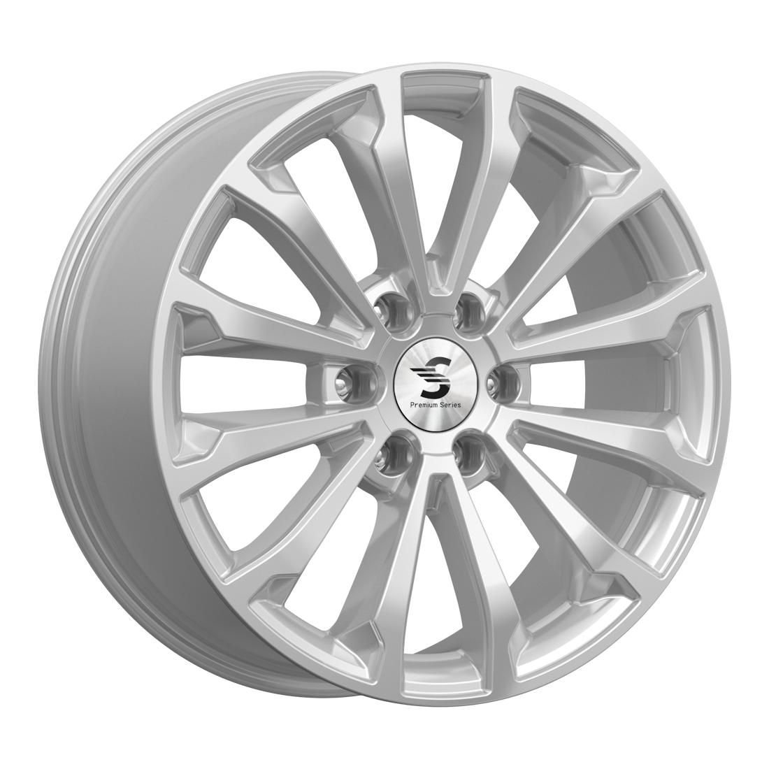 СКАД Premium КР006 (20_TANK 500) Elite silver 8.5x20/6x139.7 D100.1 ET33  