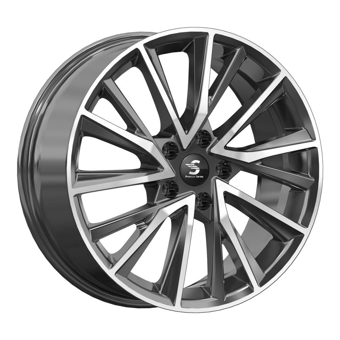 СКАД Premium КР010 (18_Xceed) Diamond gloss graphite 7.5x18/5x114.3 D67.1 ET45  