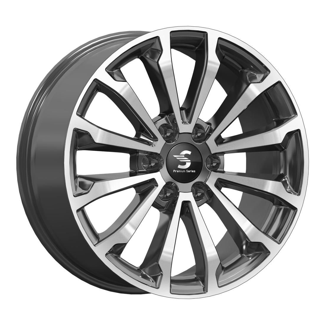 СКАД Premium КР006 (20_TANK 500) Diamond gloss graphite 8.5x20/6x139.7 D100.1 ET33  