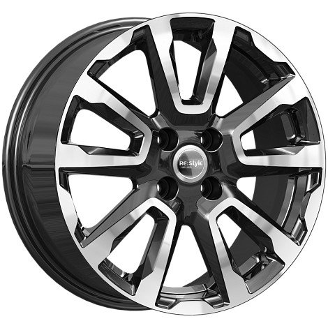 КиКРеплика КС1026 алмаз_черный 6.5x16/4x100 D60.1 ET50  
