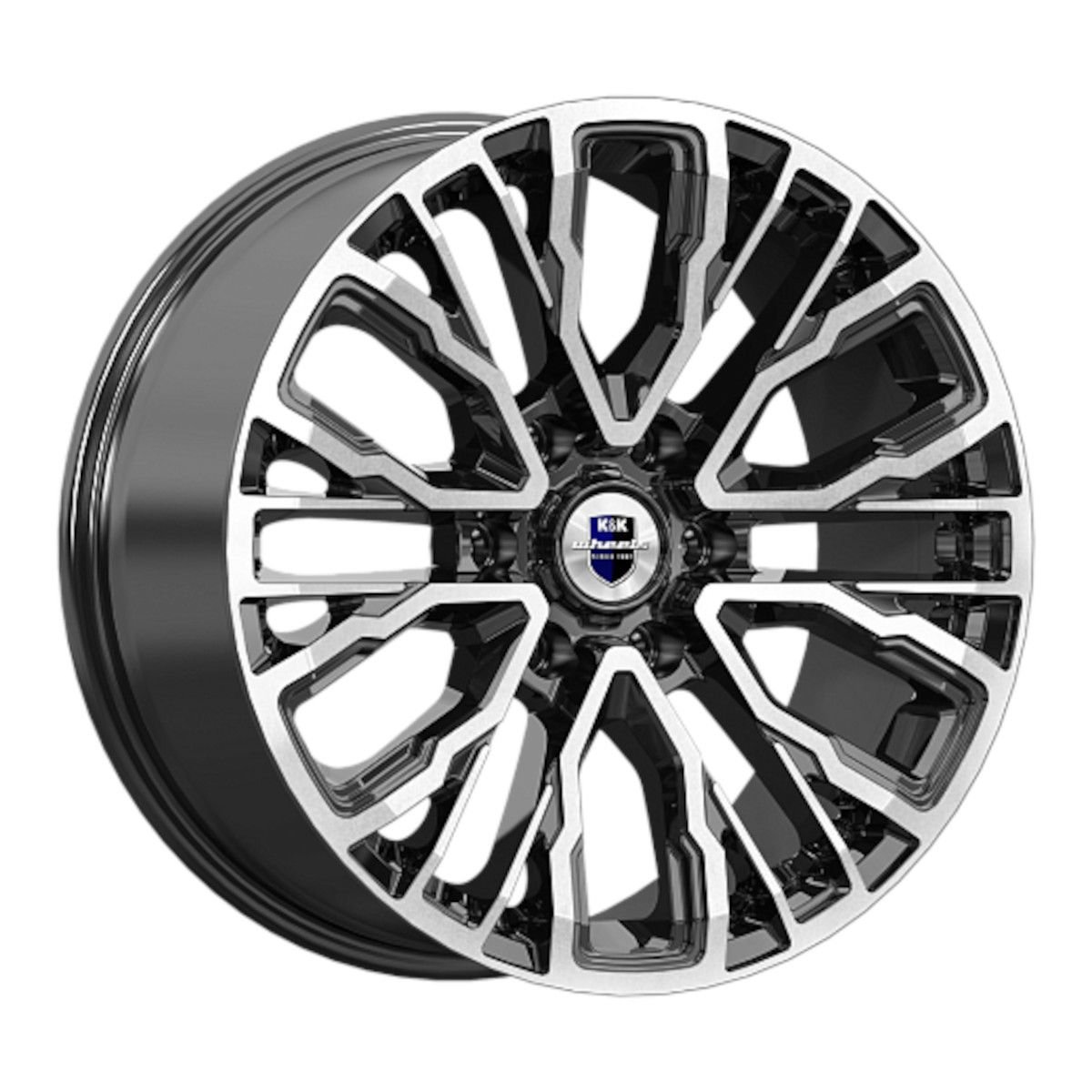 КиК Кортес (КС1102) Алмаз черный 8.5x19/6x139.7 D100.1 ET36  