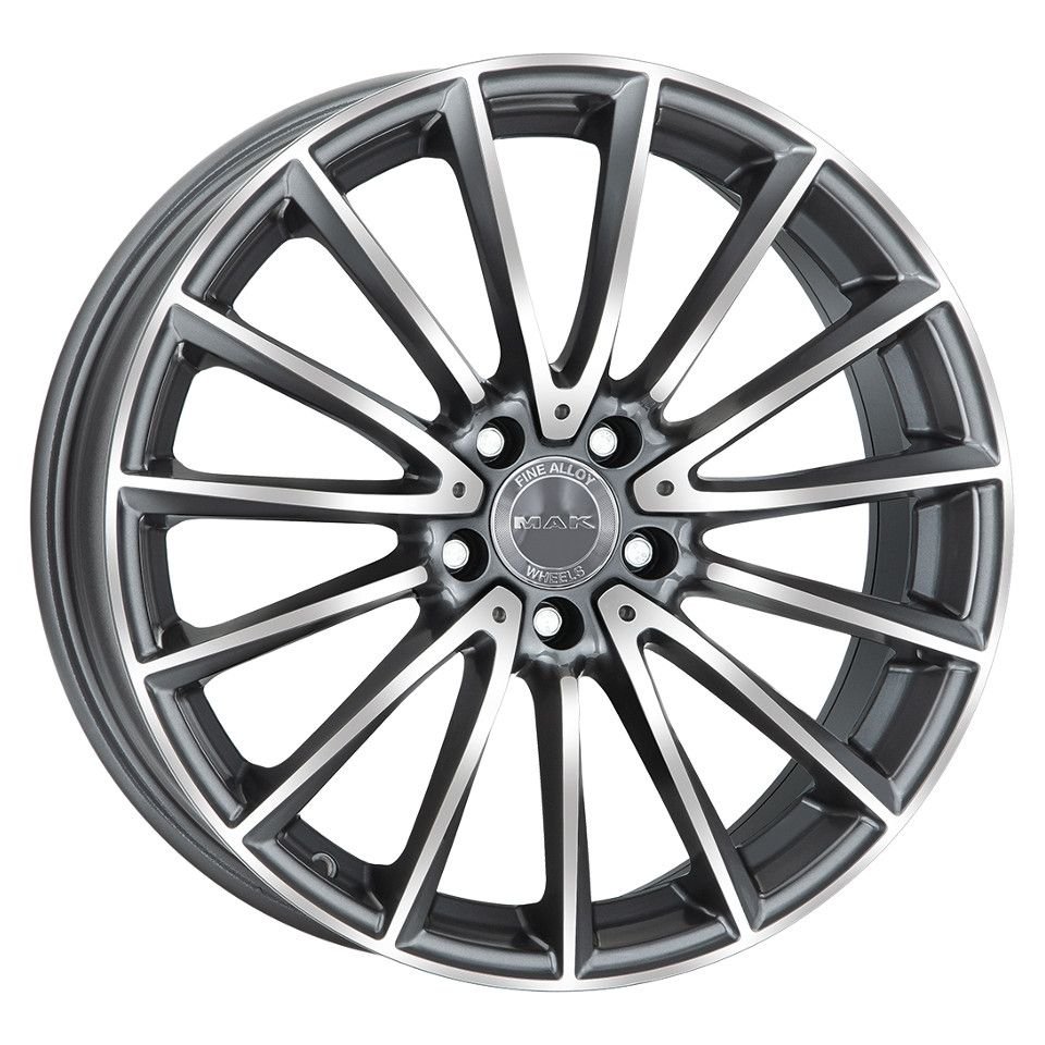 MAK Komet Gun Met-Mirror Face 8x19/5x112 D66.6 ET38  