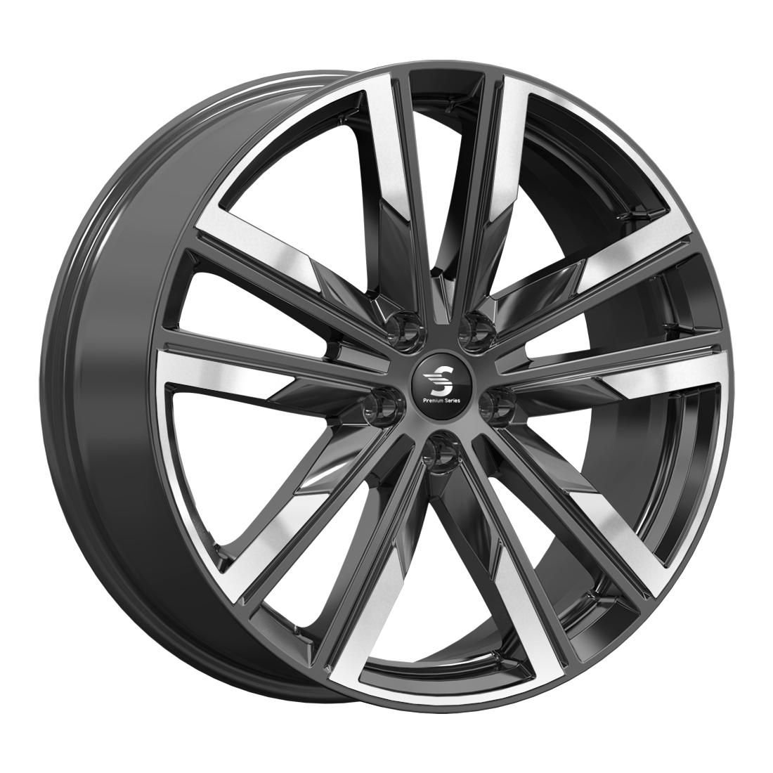 СКАД Premium КР014 (20_EXEED VX) Diamond Black Gris 8x20/5x108 D65.1 ET36  