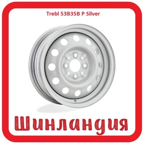 Trebl 53B35B P Silver 5x14/4x98 D58.6 ET35  