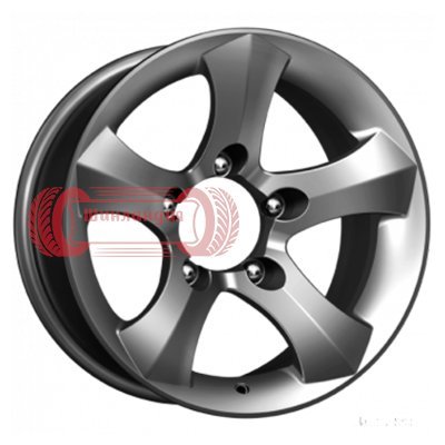 K&K Айсберг (КС662) Дарк платинум 8x16/5x139.7 D110.1 ET-20  