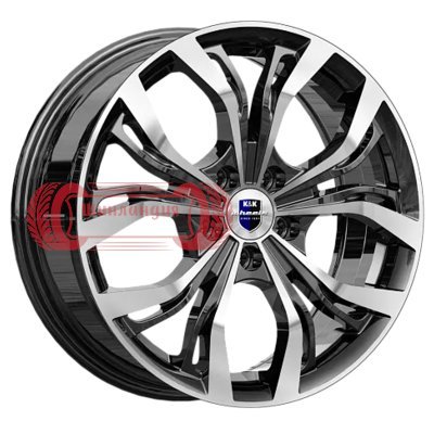 K&K Аламида-оригинал (КС705М) Алмаз черный 7x17/5x108 D60.1 ET45  