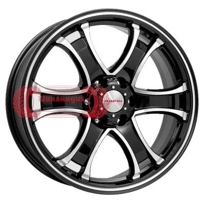 K&K Балеар-оригинал (КС727) Алмаз черный 7.5x18/6x139.7 D100.1 ET33  