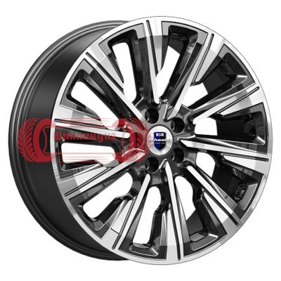 K&K Галего (КС1039) Алмаз черный 7.5x19/5x112 D66.6 ET34  