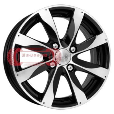 K&K Джемини (КС480) Алмаз черный 5.5x14/4x98 D58.5 ET40  