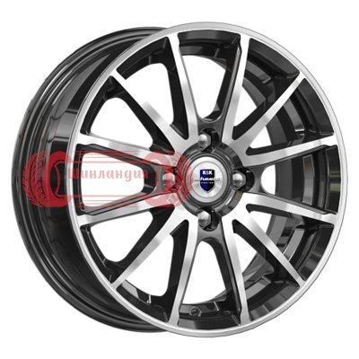 K&K Квант (КС960) Алмаз черный 5.5x14/4x98 D58.5 ET35  