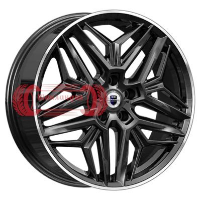 K&K Колумб (КС1038) Алмаз черный 7x19/5x108 D65.1 ET36  