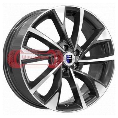 K&K Роквуд (КС900) Алмаз черный 7x17/5x114.3 D67.1 ET50  