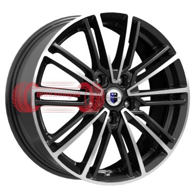 K&K Эрфурт (КС903) Алмаз черный 7x17/4x100 D67.1 ET45  