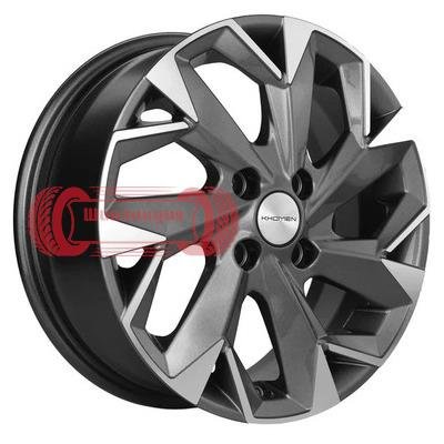 Khomen Wheels KHW1402 (Toyota Corolla) Gray-FP 5.5x14/4x100 D60.1 ET43  