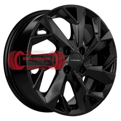 Khomen Wheels KHW1402 (Toyota Corolla) Black 5.5x14/4x100 D60.1 ET43  