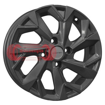 Khomen Wheels KHW1402 (Toyota Corolla) Gray 5.5x14/4x100 D60.1 ET43  