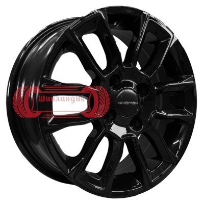 Khomen Wheels KHW1406 (Toyota Corolla) Black 5.5x14/4x100 D60.1 ET43  