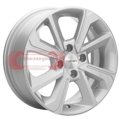 Khomen Wheels KHW1501 (Lada Granta) F-Silver 6x15/4x98 D58.6 ET36  