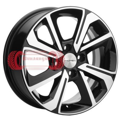 Khomen Wheels KHW1501 (Nexia) Black-FP 6x15/4x100 D56.6 ET45  