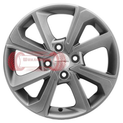 Khomen Wheels KHW1501 (Rio/Solaris) G-Silver 6x15/4x100 D54.1 ET46  