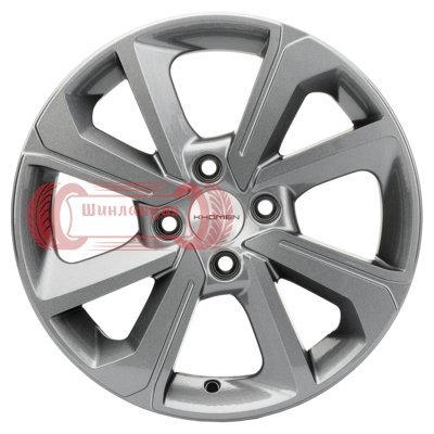Khomen Wheels KHW1501 (XRay) Gray 6x15/4x100 D60.1 ET37  