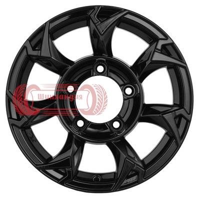 Khomen Wheels KHW1505 (Lada NIVA 4x4) Black 5.5x15/5x139.7 D98.5 ET5  