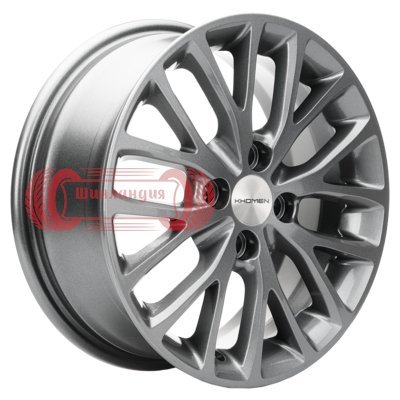 Khomen Wheels KHW1506 (Vesta) Gray 6x15/4x100 D60.1 ET50  