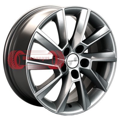 Khomen Wheels KHW1507 (Polo) Gray-FP 6x15/5x100 D57.1 ET40  