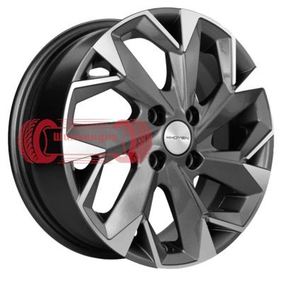 Khomen Wheels KHW1508 (Rio/Solaris) Gray-FP 6x15/4x100 D54.1 ET46  
