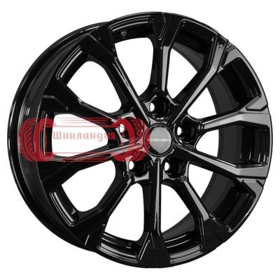 Khomen Wheels KHW1605 (Huyndai/Mazda) Black 6.5x16/5x114.3 D67.1 ET45  