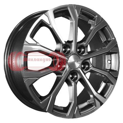 Khomen Wheels KHW1605 (Huyndai/Mazda) Gray-FP 6.5x16/5x114.3 D67.1 ET45  