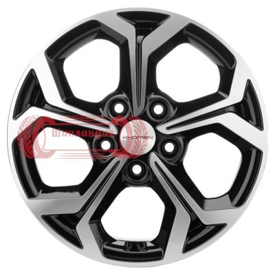 Khomen Wheels KHW1606 (Focus) Black-FP 6.5x16/5x108 D63.3 ET50  