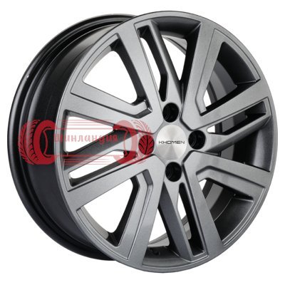 Khomen Wheels KHW1609 (XRay) G-Silver 6x16/4x100 D60.1 ET41  