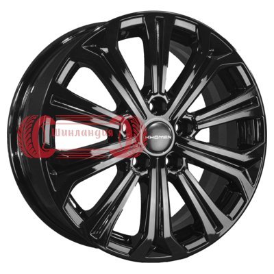 Khomen Wheels KHW1610 (DFM 580) Black 6.5x16/5x110 D67.1 ET45  