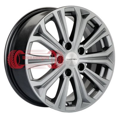 Khomen Wheels KHW1610 (Focus) G-Silver 6.5x16/5x108 D63.3 ET50  