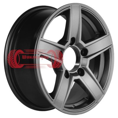 Khomen Wheels KHW1614 (Niva 4x4 Bronto) Gray 6.5x16/5x139.7 D98.5 ET35  