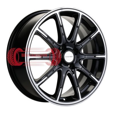 Khomen Wheels KHW1707 (Lada Vesta) Black-FP 6.5x17/4x100 D60.1 ET50  