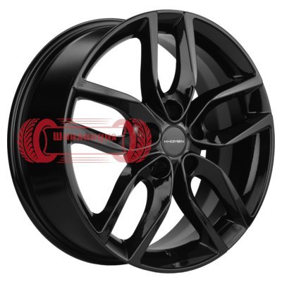 Khomen Wheels KHW1708 (Elantra/Ceed/i30) Black 6.5x17/5x114.3 D67.1 ET46  