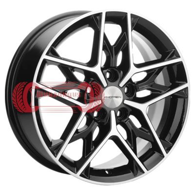Khomen Wheels KHW1709 (Ceed) Black-FP 7x17/5x114.3 D67.1 ET53  