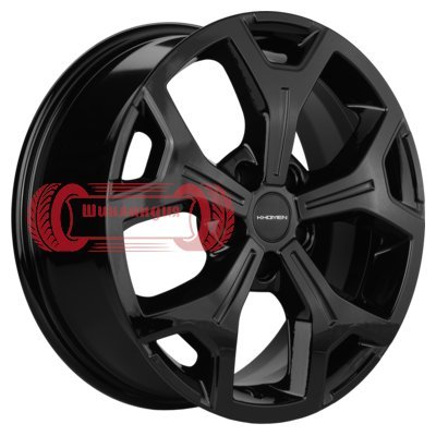 Khomen Wheels KHW1710 (Haval F7/F7x) Black 6.5x17/5x114.3 D64.1 ET40  