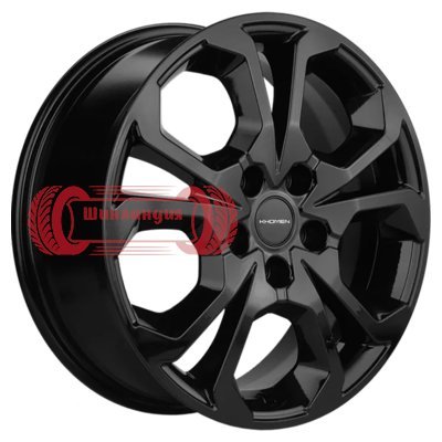 Khomen Wheels KHW1711 (Arkana/Kaptur) Black 6.5x17/5x114.3 D66.1 ET50  